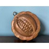 Vintage Copper Mold Fluted Jelly Dessert Pudding Custard Kitchen Corn | Etsy (US)