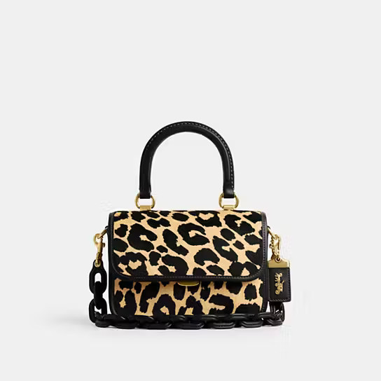 Rogue Top Handle In Haircalf With Leopard Print | Coach (US)
