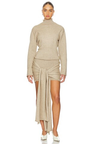 SER.O.YA Calloway Sweater Dress in Greige from Revolve.com | Revolve Clothing (Global)