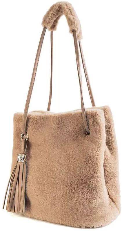 Women Autumn Winter Faux Fur Shoulder Bag Plush Handbag Fluffy Bucket Bag Tassel Crossbody Bag - ... | Walmart (US)