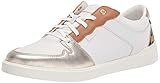 Cole Haan womens Grand Crosscourt Modern Tennis Sneaker, Optic White Lthr Soft Gold Metallic Leather | Amazon (US)