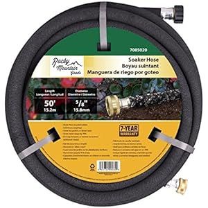 Rocky Mountain Goods Soaker Hose - Heavy duty rubber - Saves 70% water - End cap included for add... | Amazon (US)