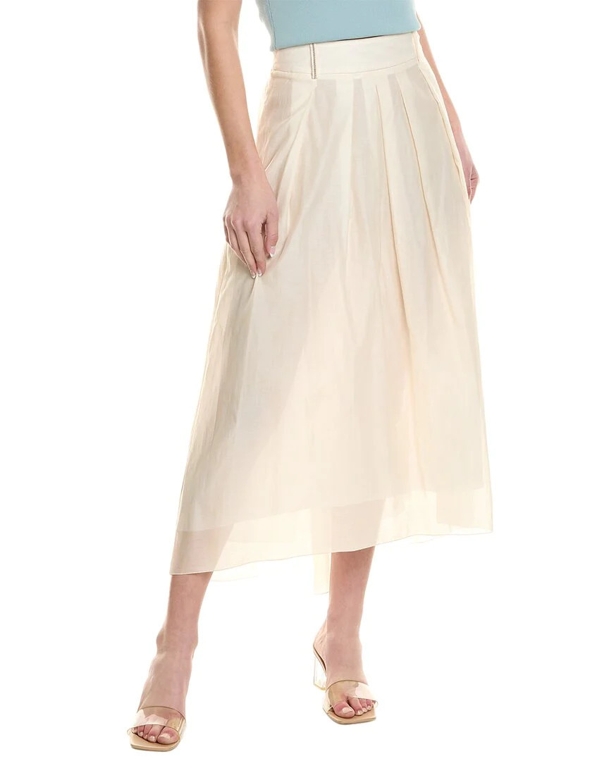 Peserico Silk-Blend Pleated Skirt | Shop Simon