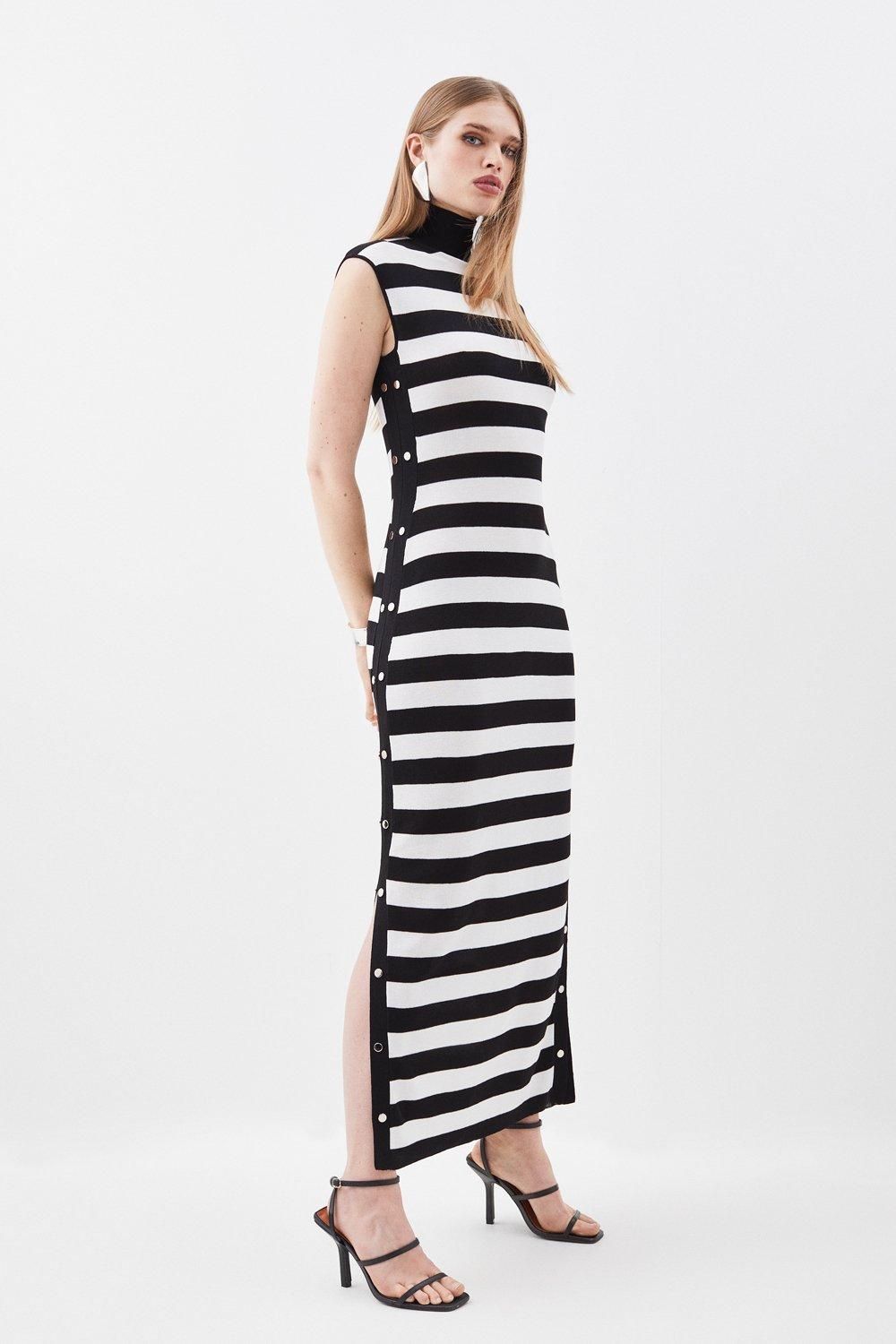 Lightweight Summer Knit Maxi Dress | Karen Millen UK + IE + DE + NL