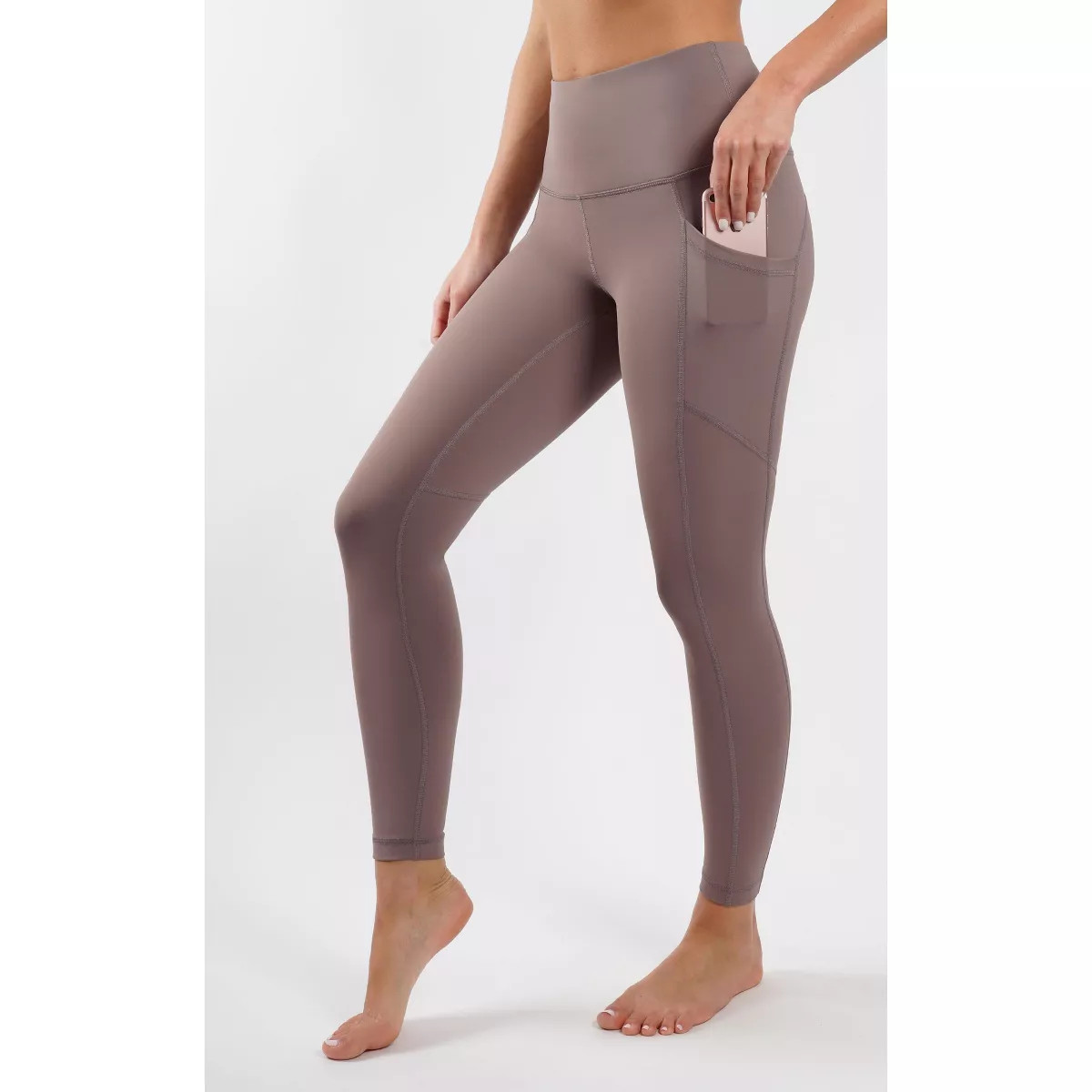 90 Degree by Reflex Womens Interlink High Waist Ankle Legging with Back Curved Yoke | Target