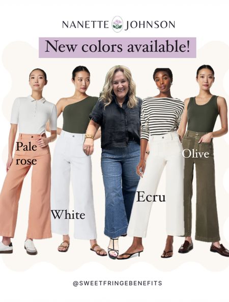 The spanx widely crop Jean is quickly becoming a favorite and now available in more colors! Bright white included. The XL reg has a nice relaxed fit. 
10% off code NANETTEXSPANX

Oprah’s jeans 


#LTKSeasonal #LTKOver40 #LTKMidsize