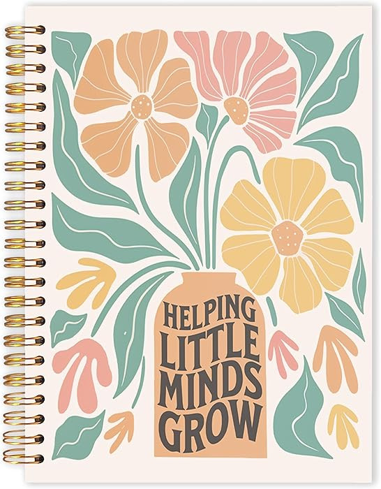 Teachers Gifts Spiral Notebooks, Boho Floral End of Year Teacher Gifts Journal for Writing, Teach... | Amazon (US)