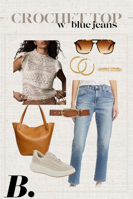 Crochet is majorly on-trend. Here is a summer outfit idea for wearing the trend. This look would be perfect for shopping, running errands, or a casual lunch.

~Erin xo 

#LTKstyletip #LTKSeasonal