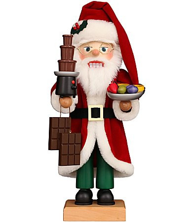 Christian Ulbricht Santa with Chocolate Fountain Premium Nutcracker | Dillard's
