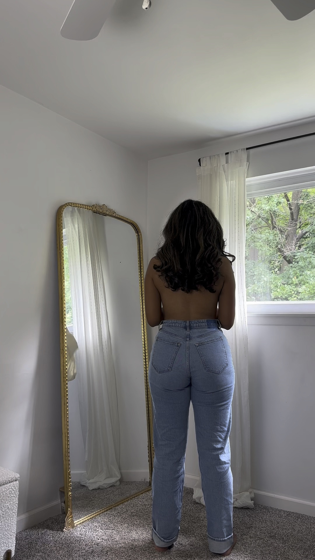 Amazon low back top! Abercrombie 90’s relaxed jeans size 6! Casual style- outfit inspo- ootd- cakes nipple covers- adidas sambas 

#LTKStyleTip #LTKFindsUnder50 #LTKFindsUnder100