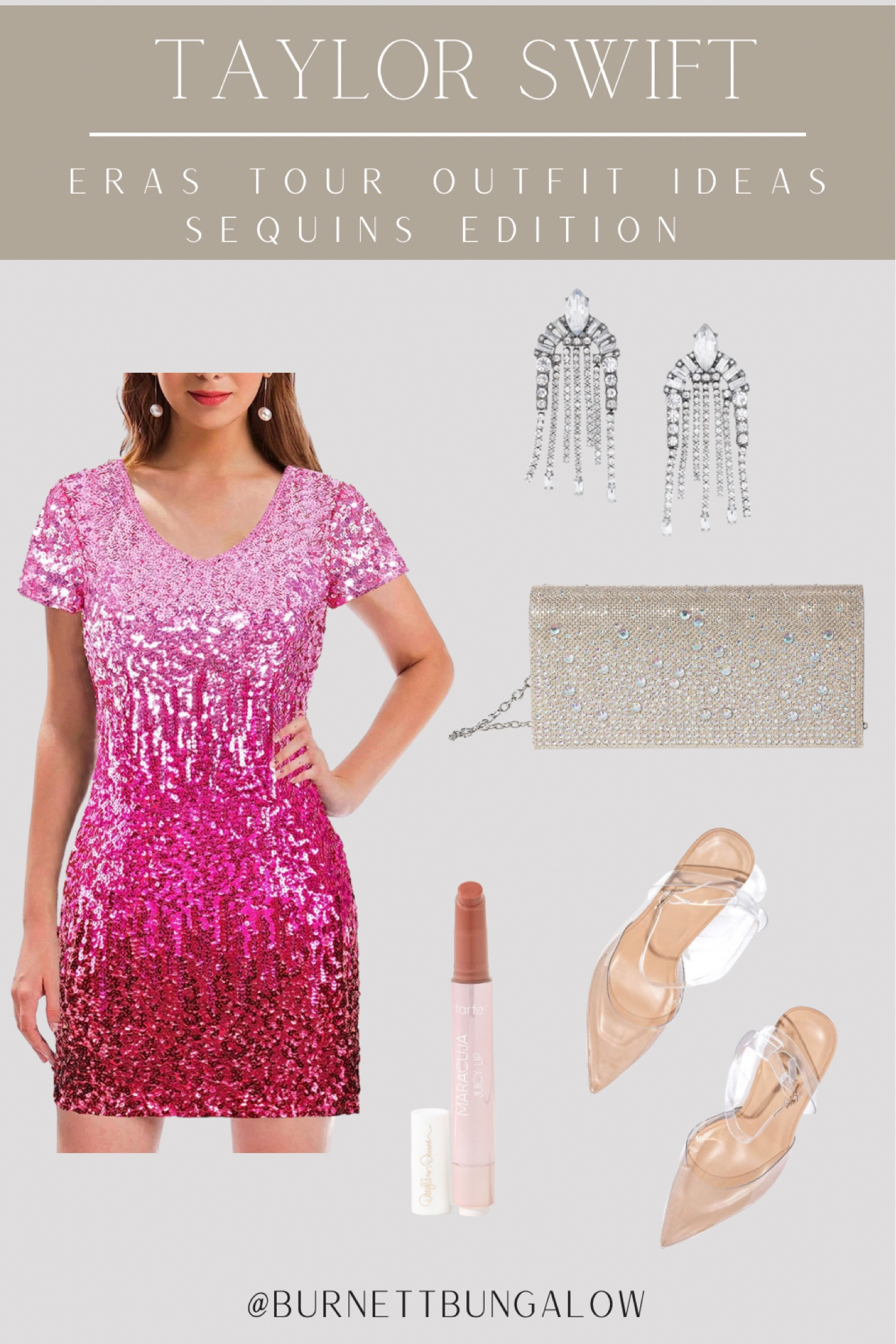 Taylor Swift concert outfit ideas sequins edition. These are outfit ideas for the Taylor Swift Eras Tour. 

Swiftie, Concert, Stadium Bag, Taylor Swift Concert, Lavender Haze, Concert outfit, Taylor Swift Concert Outfit, Lover Concert, Taylor Swift Eras, Taylor's Version, all to well, starlight, loving him was red, red hearts, heart sunglasses, Taylor Swift Concert, Taylor Swift, Concert Outfit, Eras Tour, Fearless, Era Outfit, Sequin outfits, Sparkle Pants, Sequin dress, Fringe dress, Rose Gold, Gold Accessories, Tour, Show, Music Festival, Travel, Love Story, You Belong With Me
Forever & Always
 




#LTKstyletip #LTKshoecrush #LTKFestival