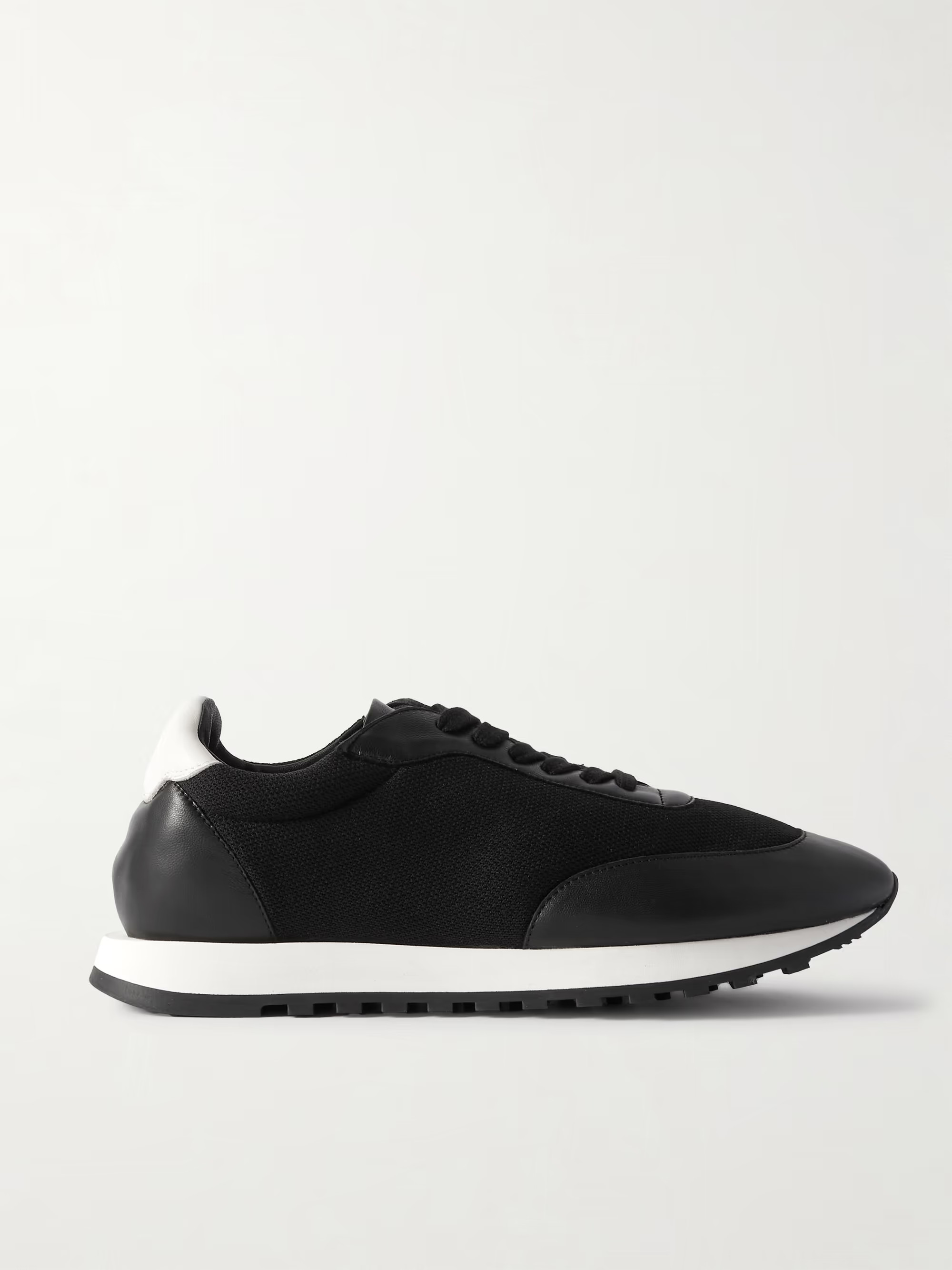 Owen Runner leather and mesh sneakers | NET-A-PORTER (US)