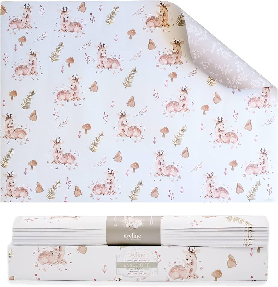 Baby Drawer Liners for Dresser Non Scented, 8 Sheets Kids Closet Liner, Double-Sided Pattern, Bab... | Amazon (US)