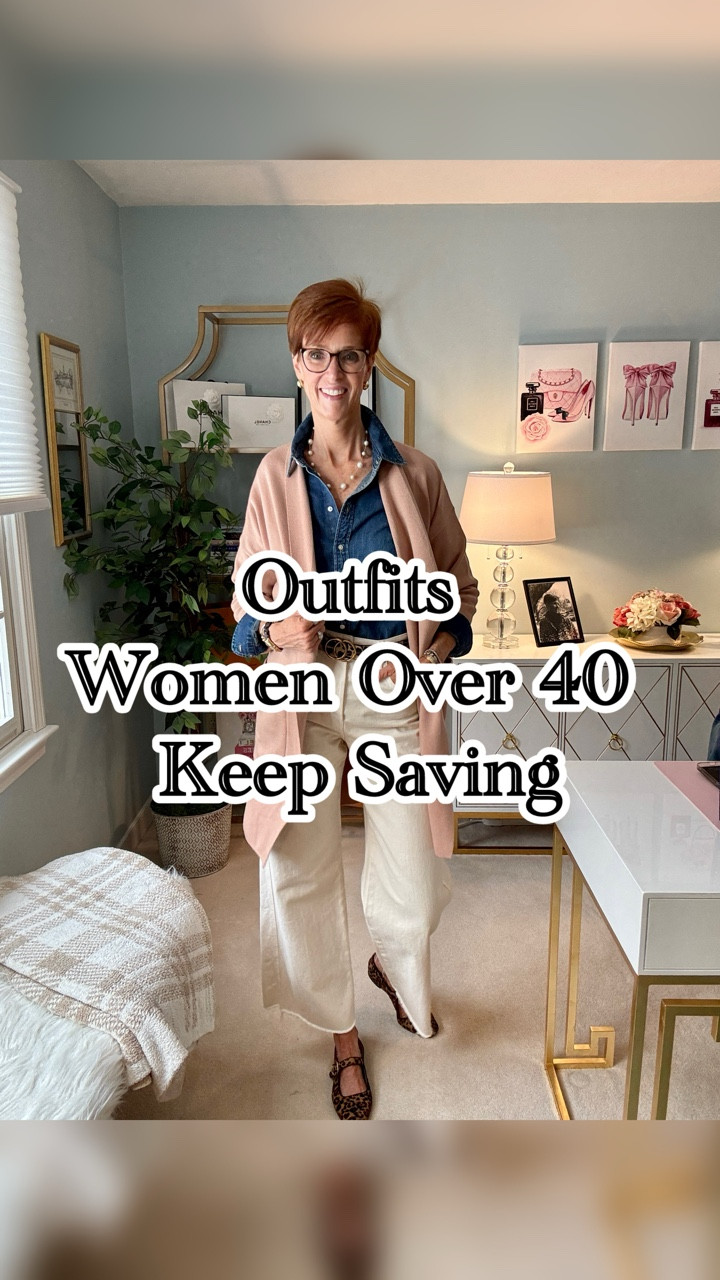 A spring outfit formula that always works:
denim shirt�long camel cardigan�cream wide-leg jeans�leopard belt�leopard shoes

Want the links? Like, Follow & Comment SHOP and I’ll send links right to your DM.

This is exactly the kind of Pinterest-inspired outfit that looks polished, feels wearable, and makes getting dressed easier. It has structure, softness, and just enough personality from the leopard accents to keep it from feeling flat.

If your outfits have been feeling a little tired lately, this is a good formula to come back to: start with classic basics, keep the palette neutral, and add one interesting detail that pulls the whole look together.

This is the kind of everyday outfit I love sharing because it works in real life. It is easy to repeat, easy to shop your closet for, and easy to dress up or down depending on the day.

Everything I’m wearing is linked in my ShopMy.

Save this for later, send it to a friend who loves classic style, and follow along for more timeless outfits, tall-friendly finds, and everyday style inspiration that actually works.
�Love classic outfits, effortless styling, and shopping made easy? You’re in the right place—hit follow for more.

#pinterestoutfit�#classicstyleover40�#springoutfitideas�#tallfriendlyfashion

#LTKootd #LTKTall #LTKOver40