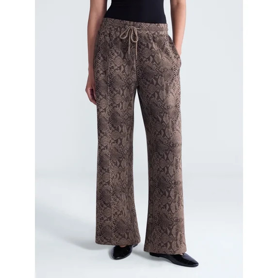 Scoop Women's and Women's Plus Scubaknit Seamed Pants, Regular, Short Lengths, Sizes XS-4X | Walmart (US)