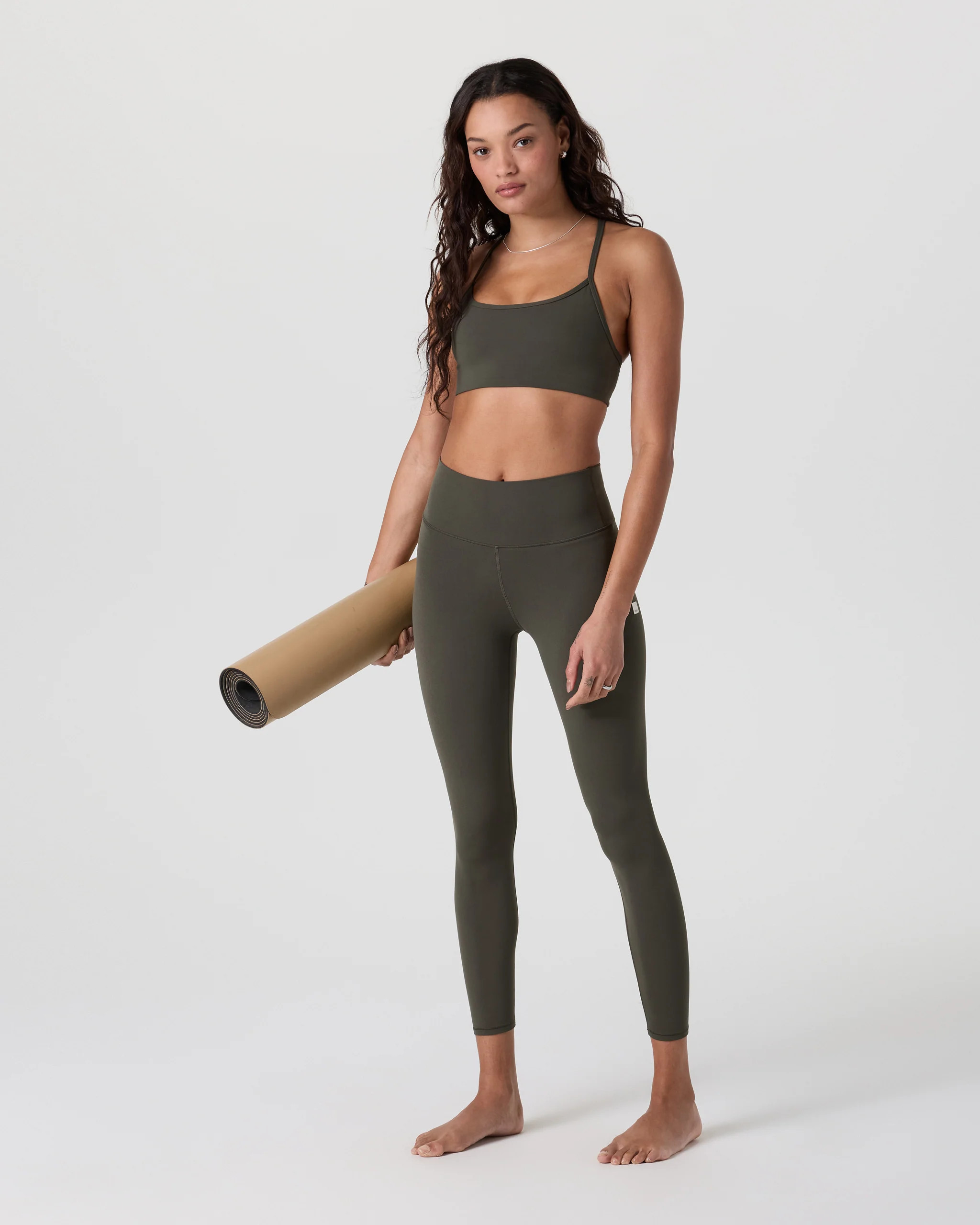 Vuori AllTheFeels™ Legging - Short | Kale | Vuori | Vuori Clothing (US & Canada)