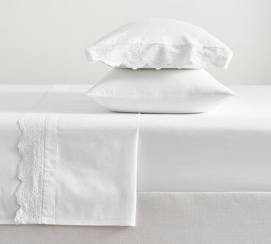 Eyelet Sheet Set | Pottery Barn (US)