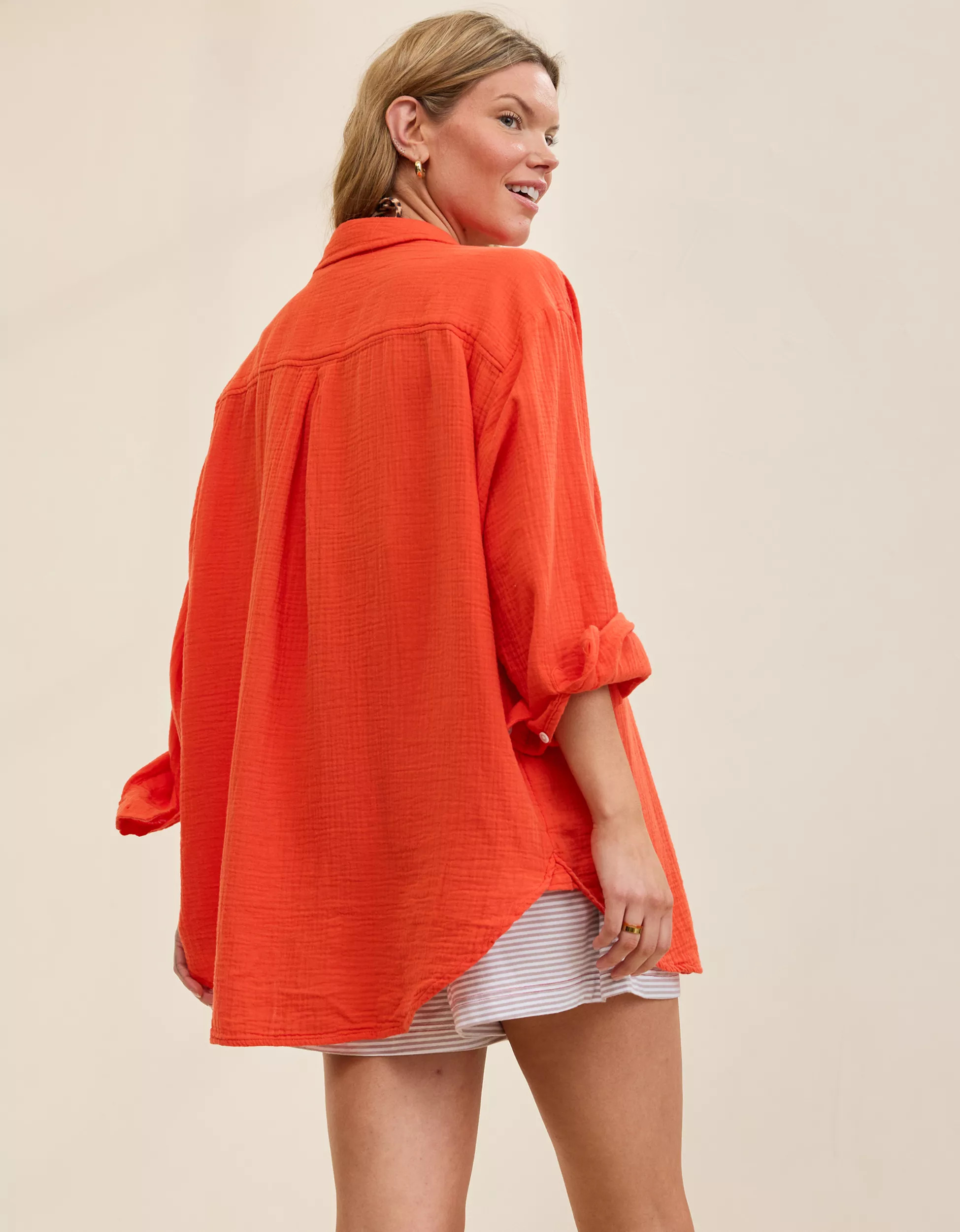 Aerie Day-Off Cover Up Shirt | Aerie