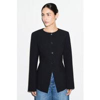 Daphne Waisted Blazer, BLACK / UK 14 | ALIGNE UK & EU