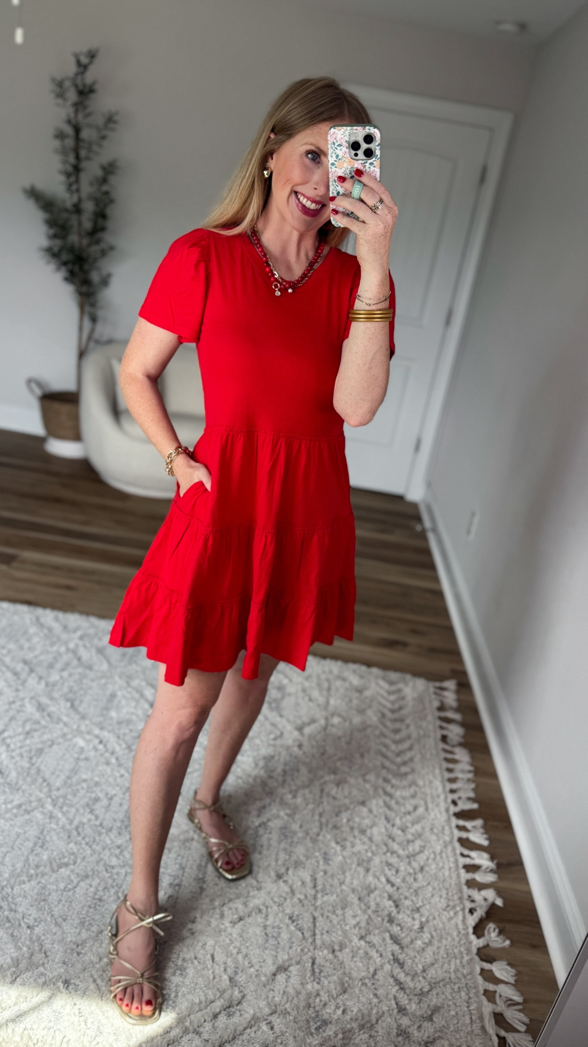 Weekend Walmart Wins try on 
Tiered swing dress- small

#LTKootd #LTKmomlife