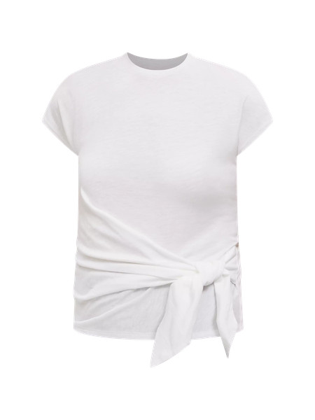 Tie Waist Tee | Ann Taylor