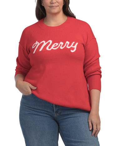 Plus Merry Sweater | TJ Maxx