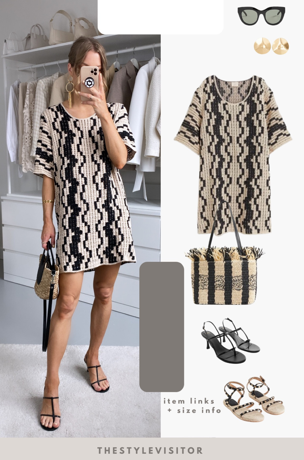 Short sleeved beach dress with geometric print for holiday or vacacation. Wearing xs. Read the size guide/size reviews to pick the right size.

Leave a 🖤 to favorite this post and come back later to shop

#beach outfit #holiday look 

#LTKeurope #LTKSeasonal #LTKstyletip