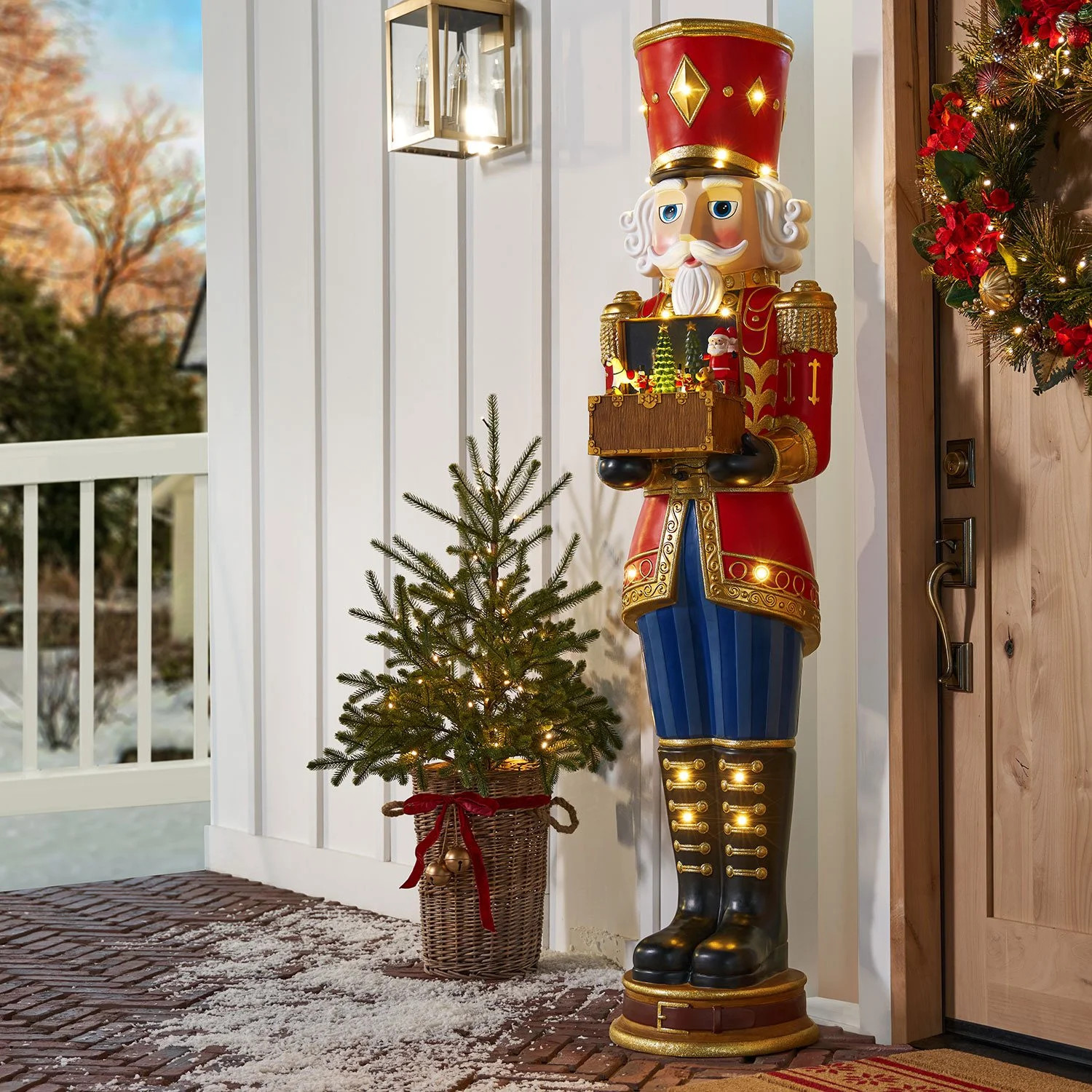 Member's Mark 6' Pre-Lit Grand Nutcracker with Music Box | Sam's Club