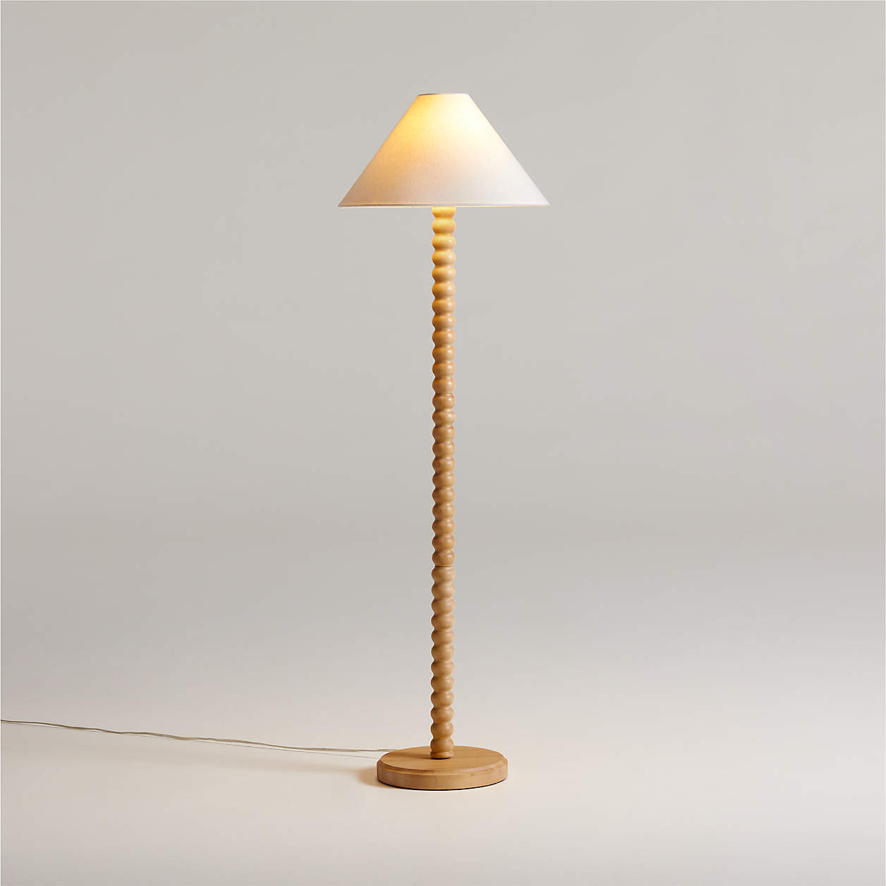 Jenny Lind Maple Wood Kids Table Lamp | Crate & Kids | Crate & Barrel
