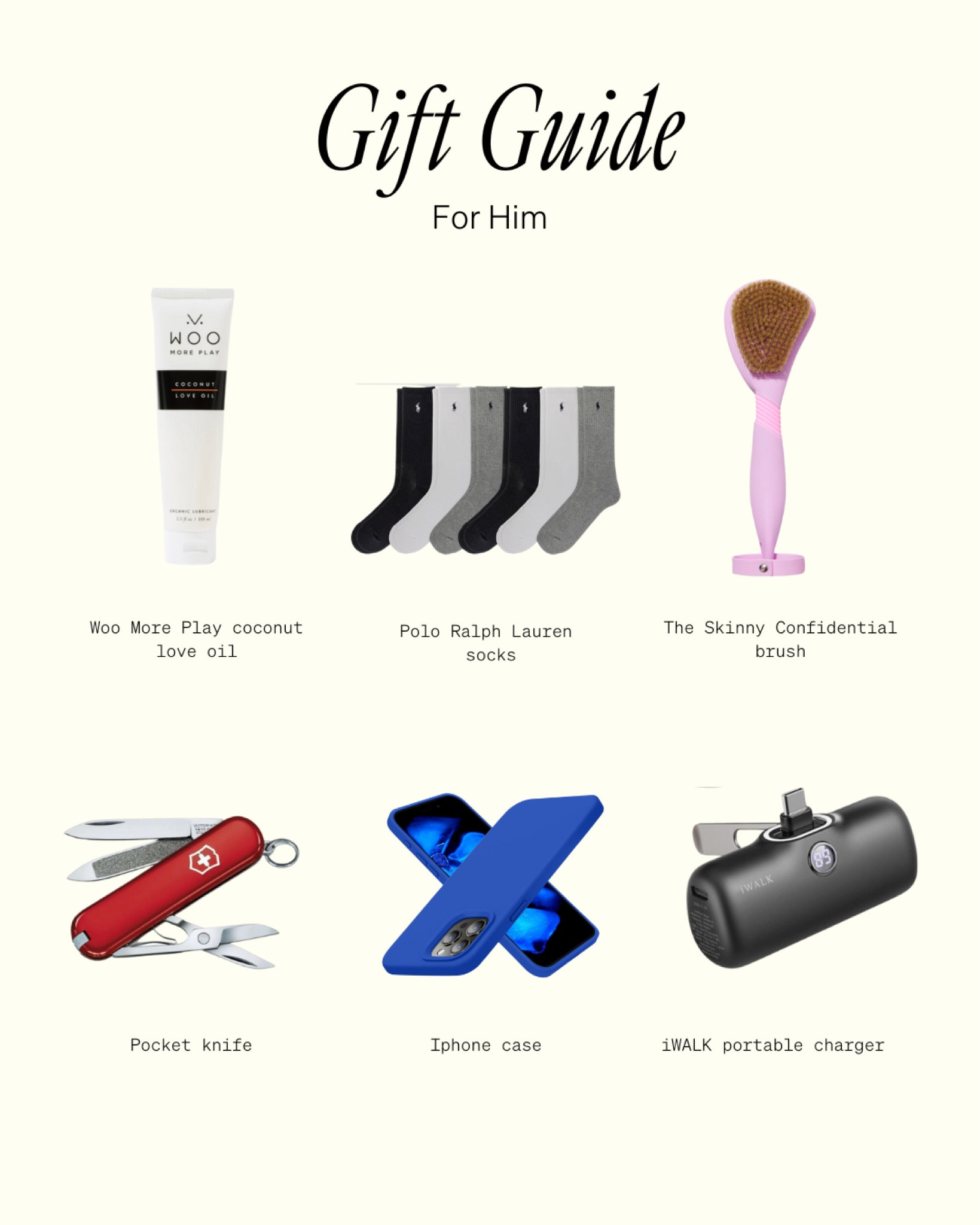 GIFT GUIDE: For him