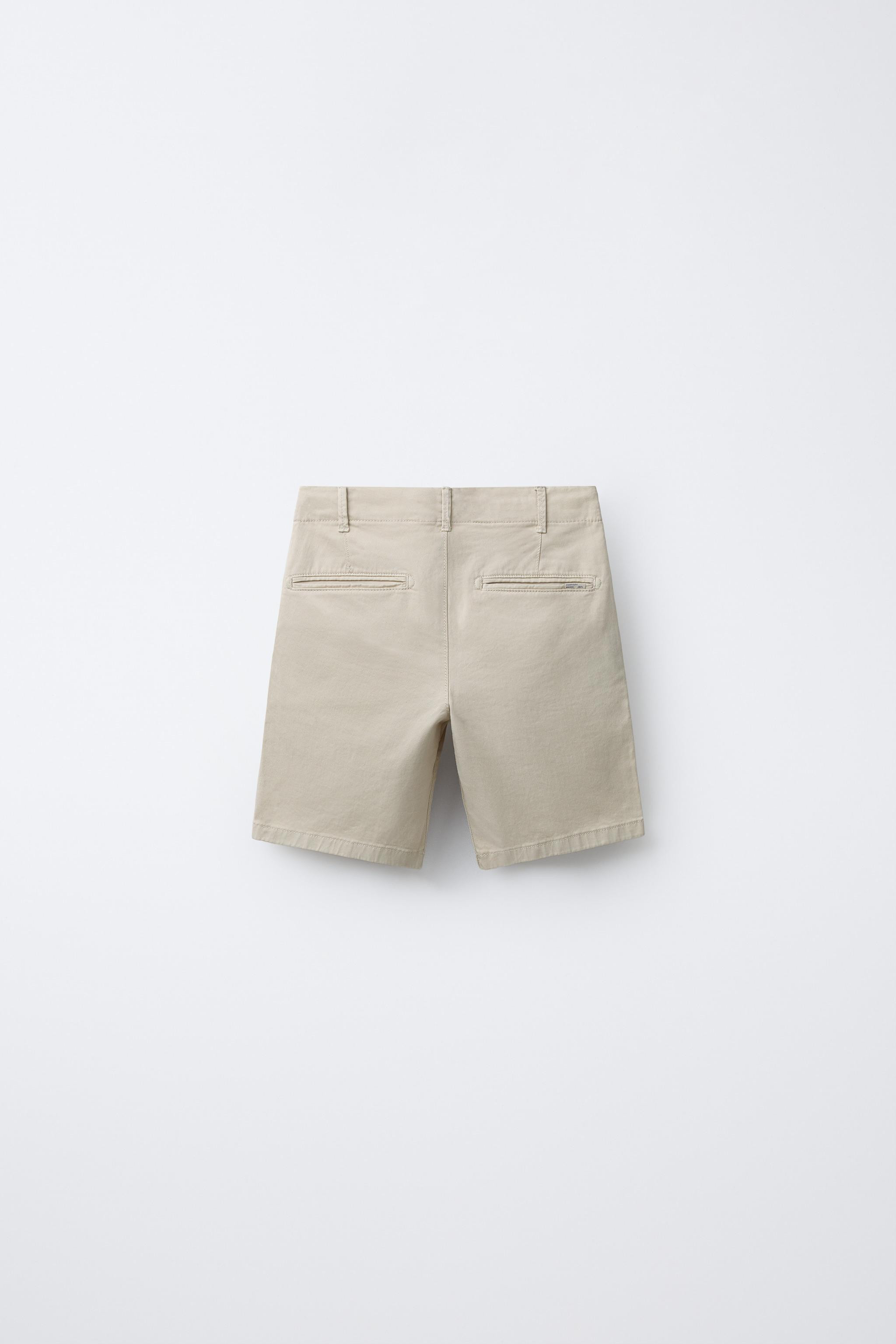 BASIC SLIM FIT CHINO SHORTS | Zara US