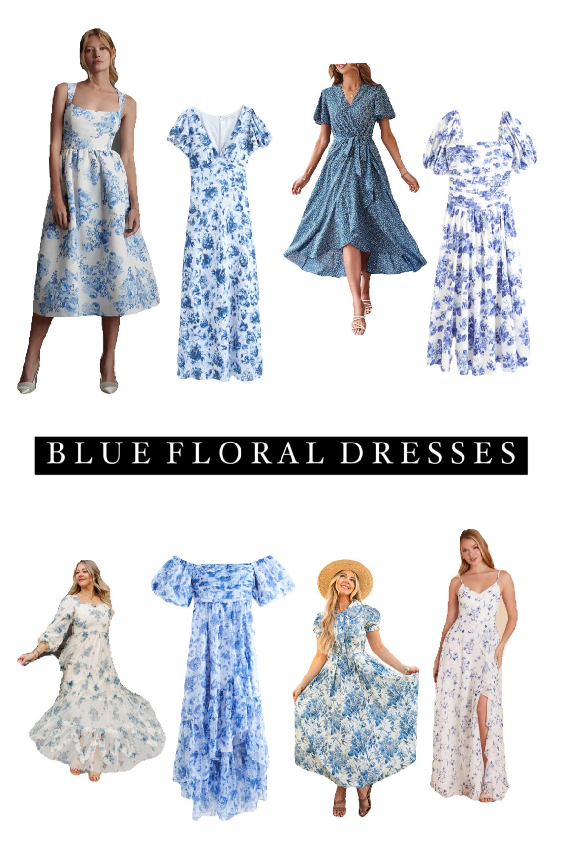 these blue floral spring dresses are the stuff of my dreams 🤩

some of these would be great for a spring party, event, or even as an easter dress!

#LTKstyletip #LTKSeasonal #LTKparties