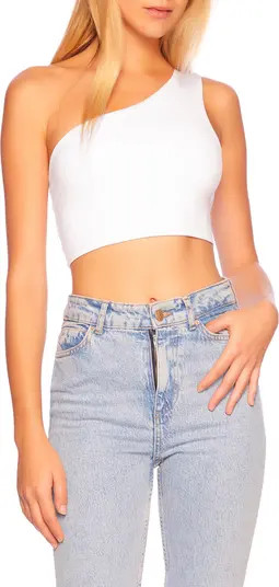One-Shoulder Crop Top | Nordstrom