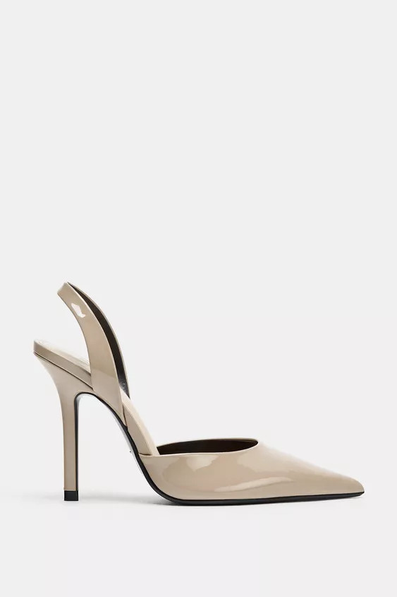 POINTED TOE SLINGBACK HEELS | Zara IT