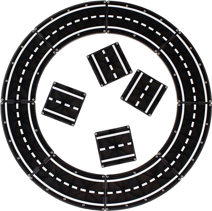 MAGNA-TILES XTRAS: Roads 12 Piece Magnetic Construction Set, The ORIGINAL Magnetic Building Brand | Amazon (US)