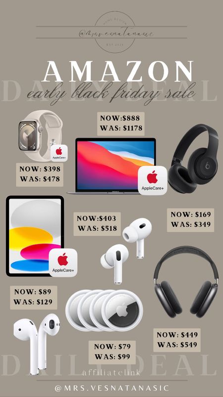 Amazon early Black Friday Deals happening right now! The best of gadgets are on deal! 

Prices subject to change at any time so if you see something you want, get it right of away. 

Amazon home, Amazon find, Amazon, gadgets, gift ideas for him, gift guide, gift guide for him, gift guide for her, Apple, 

#LTKCyberWeek #LTKGiftGuide #LTKHoliday