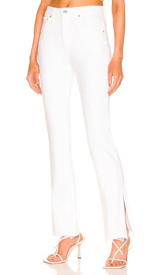 Harlow High Rise Boot in Silver Strand | Revolve Clothing (Global)