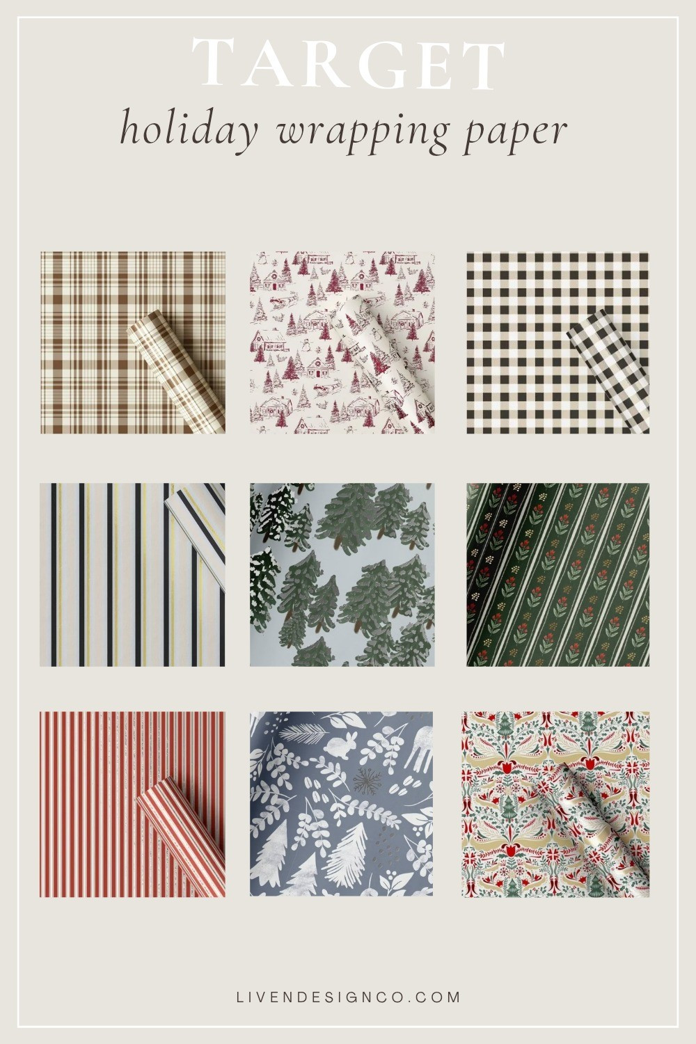 Target holiday gift wrap. Wrapping paper. 

#LTKGiftGuide #LTKHoliday #LTKFindsUnder50