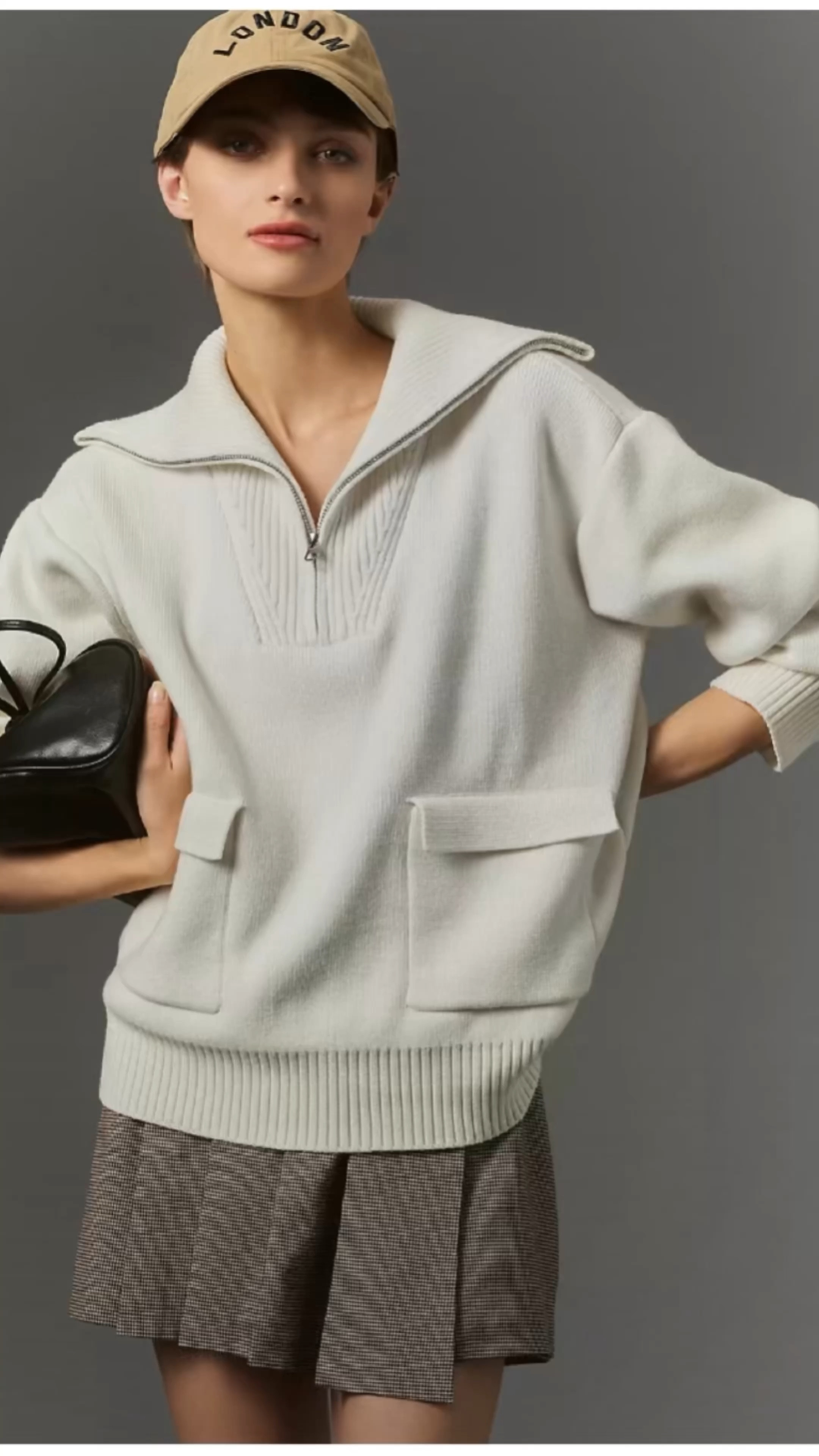 Varley Elise Half-Zip Sweater curated on LTK