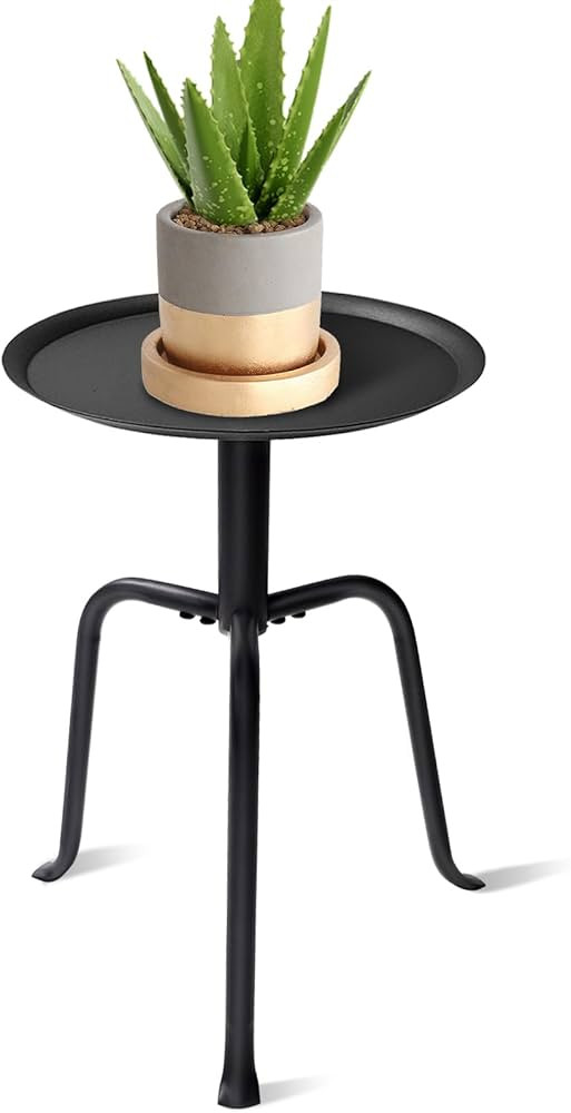 Plant Stand Indoor, Mid Century Single Plant Table, 3-Leg Minimalist Heavy Duty Metal Tall Flower... | Amazon (US)