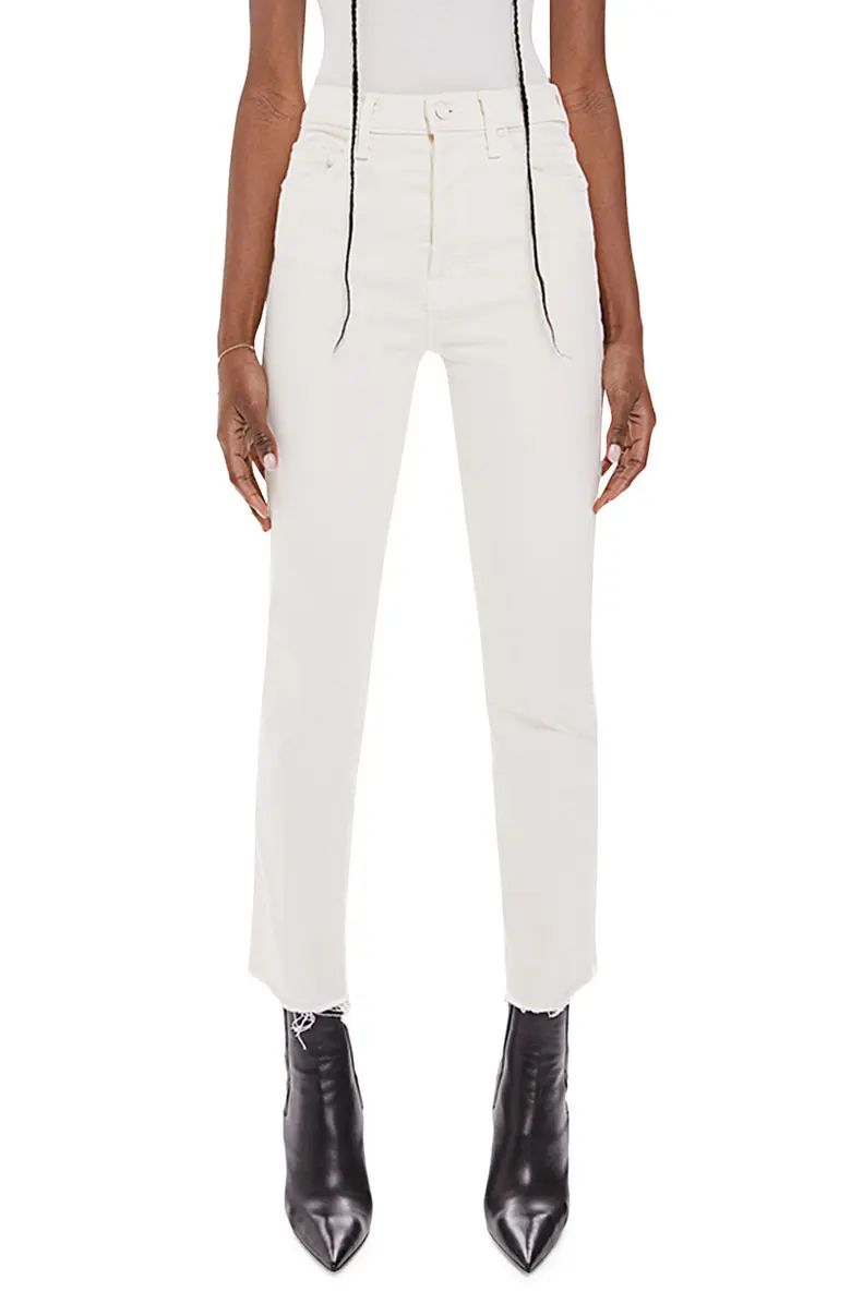 The Tripper High Waist Frayed Ankle Flare Jeans | Nordstrom