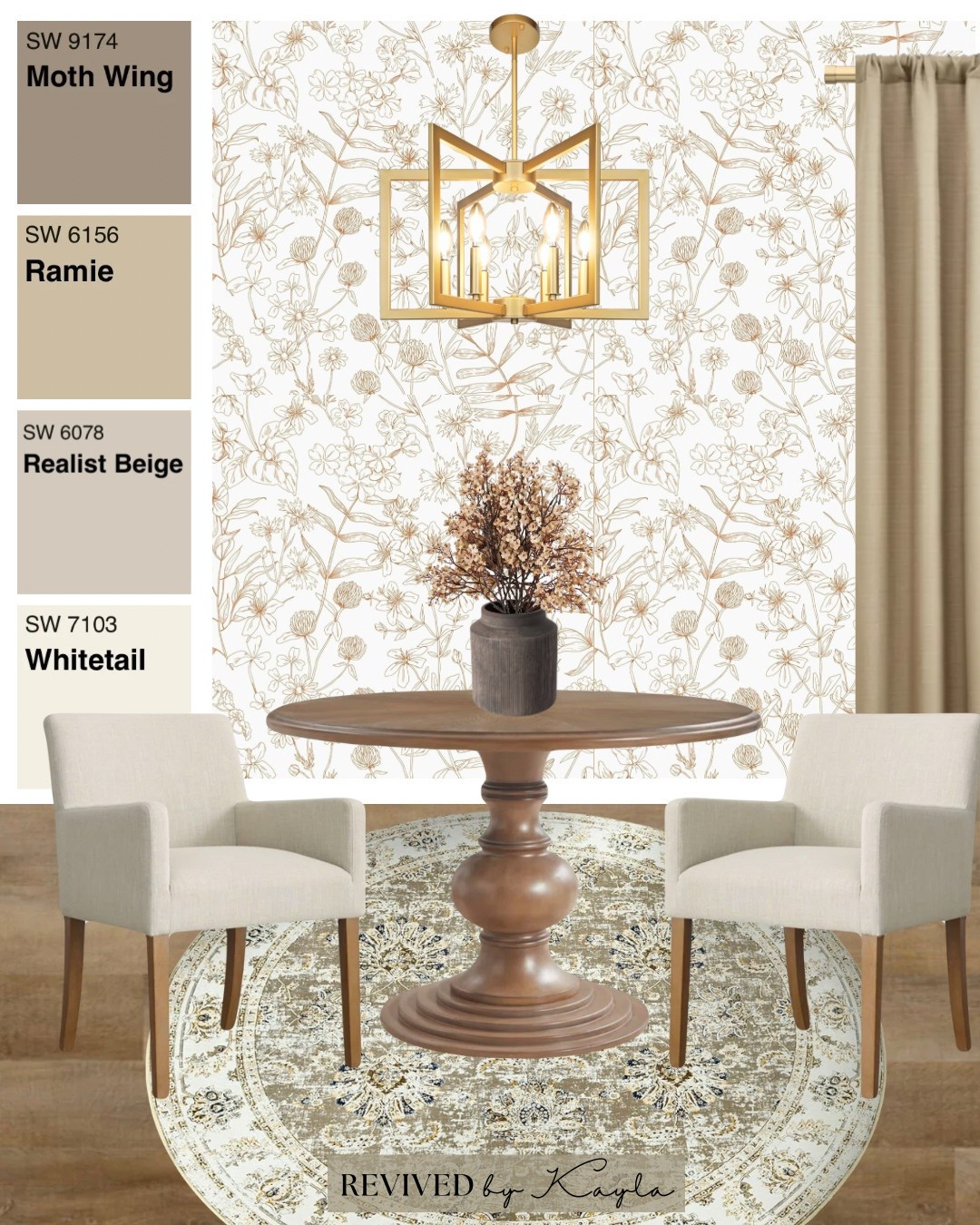 Modern neutral beige dining room color palette 🤎

#homedecor #home #diningroom #homeinspo #diningroomdecor #homeideas #colorpalette 

#LTKHome #LTKFindsUnder50 #LTKFindsUnder100