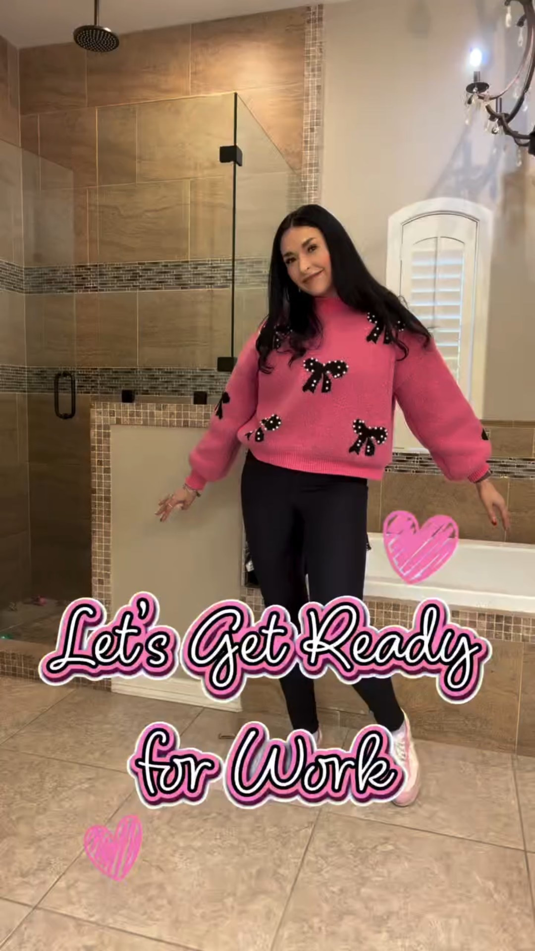 Una manita de gato para no ir a asustar gente al trabajo 🩷🤭🎀 

Sweater 🎀 SHEIN 
Pants👖Express 
Shoes 🩰 Adidas

#grwm #grwmroutine #grwmmakeup #grwmforwork #getreadywithme

#LTKootd #LTKselfcare #LTKgrwm