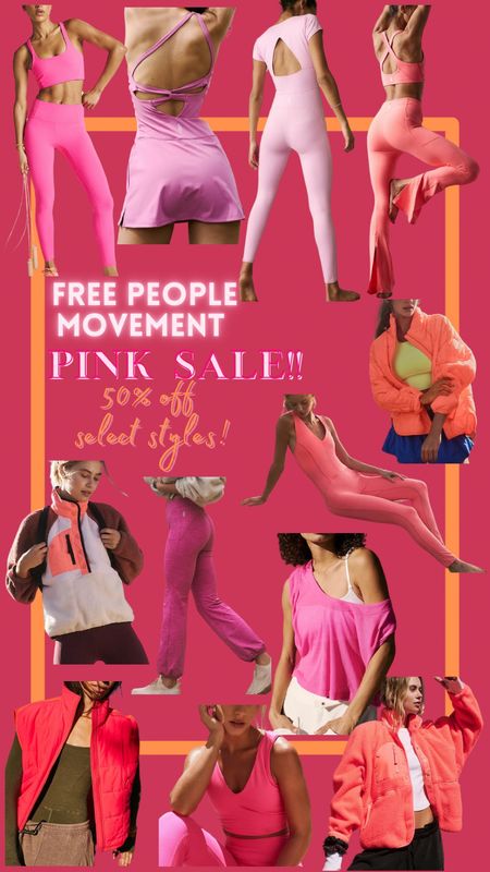 Free people movement pink sale up to 50% off select styles 

#LTKsalealert #LTKstyletip #LTKfitness