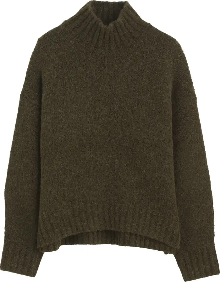 Chunky Alpaca Blend Turtleneck Sweater | Nordstrom