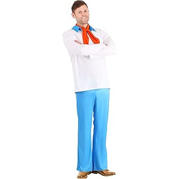 Classic Scooby Doo Fred Costume for Men | Amazon (US)