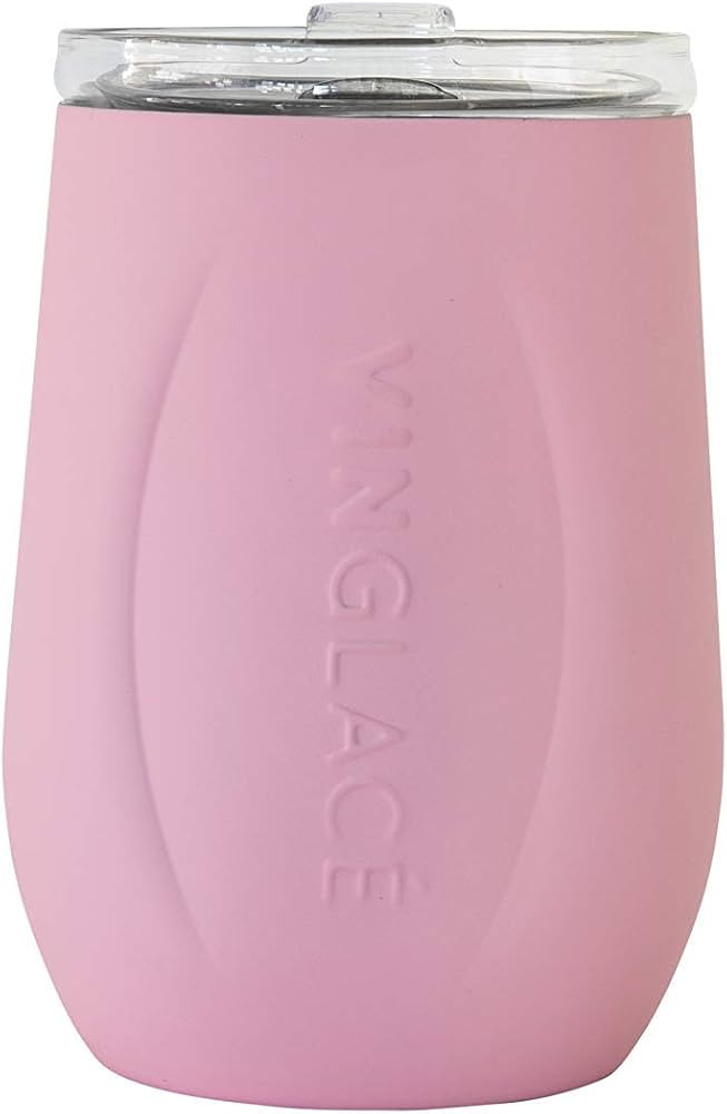 Vinglacé Stainless Steel Stemless Wine Glass- Insulated Wine Tumbler with Glass Insert and Sip L... | Amazon (US)