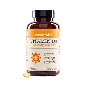 NatureWise Vitamin D3 5000iu (125 mcg) 1 Year Supply for Immune Support, Healthy Muscle Function,... | Amazon (US)