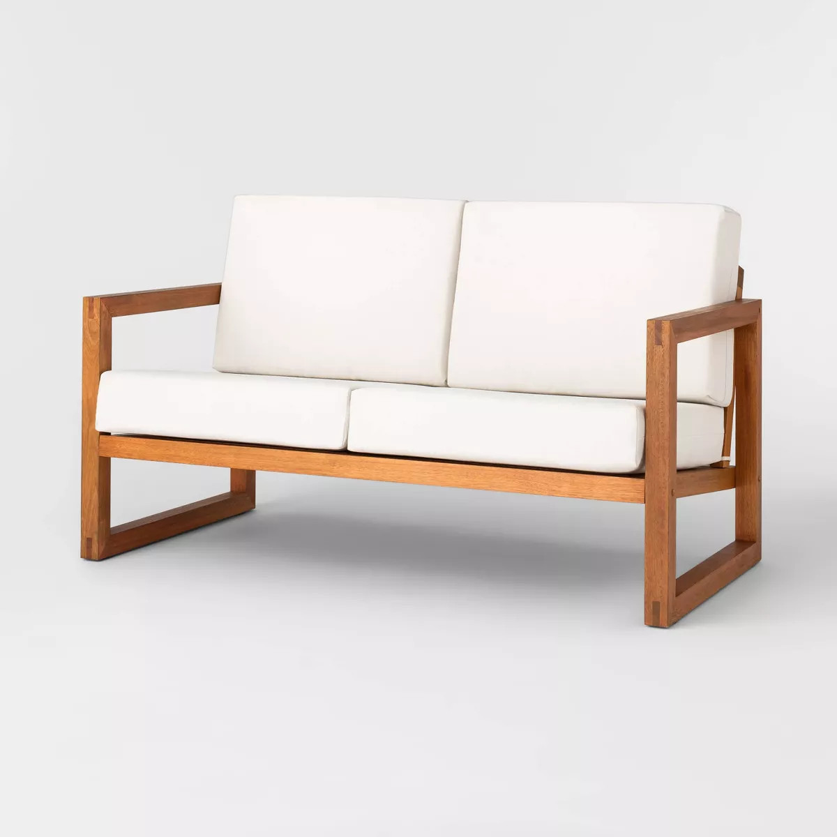 Kaufmann Wood Patio Loveseat - Linen - Project 62™ | Target