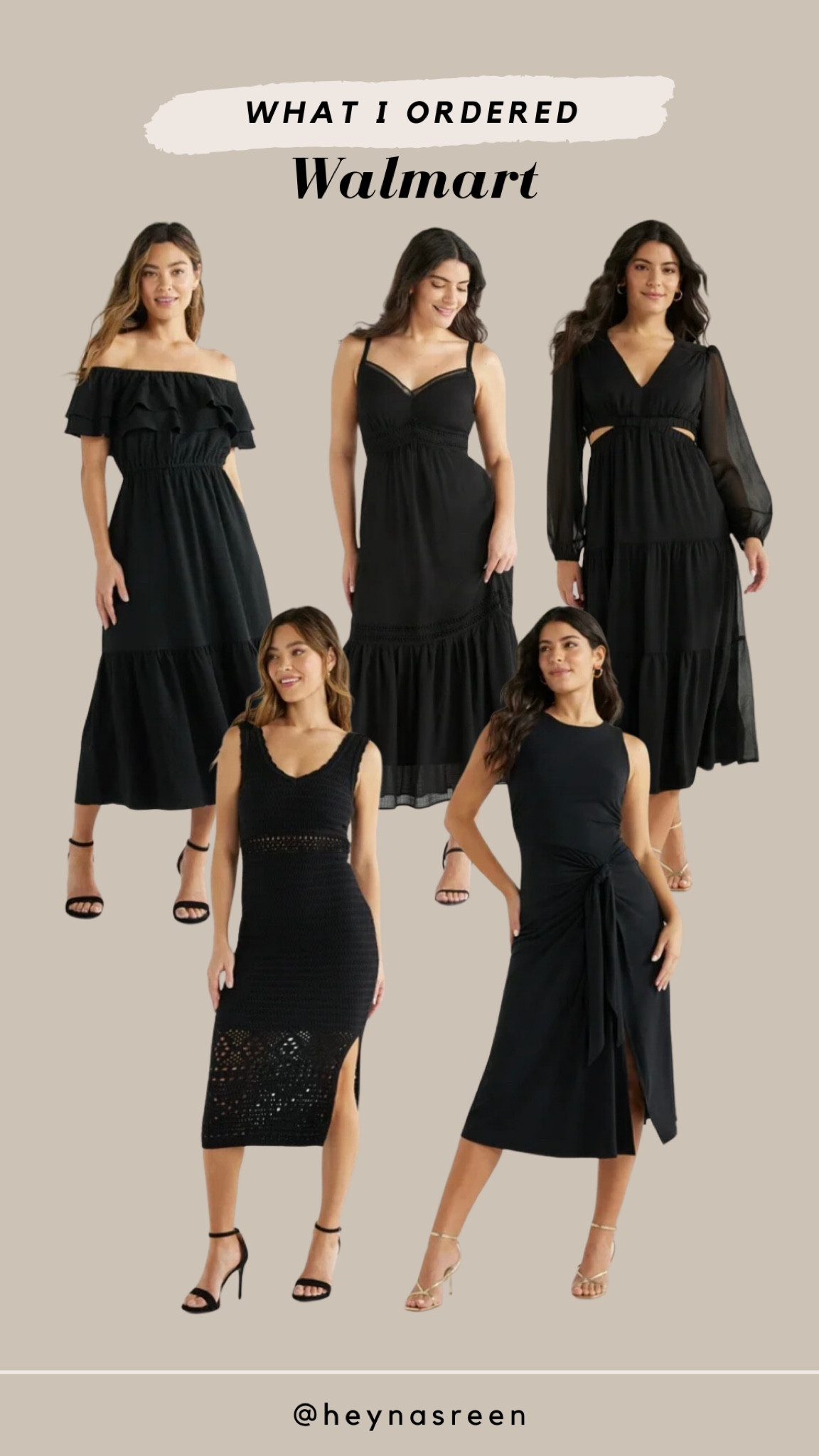 What I ordered from Walmart! I love these new arrivals. The perfect black spring dresses 🖤

#LTKfindsunder50 #LTKSeasonal #LTKstyletip